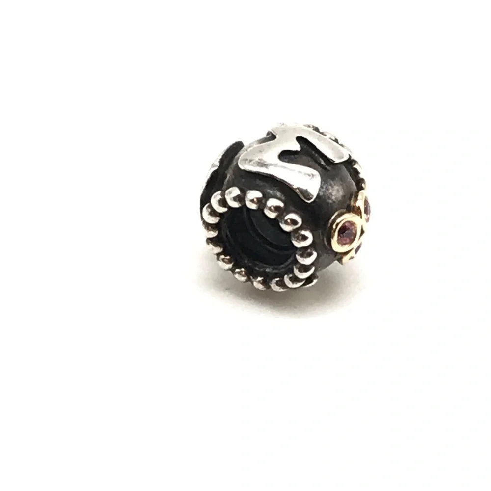 Pandora 925 14k Pink CZ Mom Charm